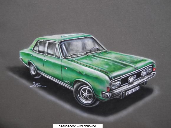 Desene cu masini....fie creatii proprii fie "portrete" - Opel Rekord Commodore - Discutii libere