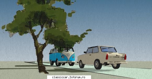 Desene cu masini....fie creatii proprii fie "portrete" - Bus si Trabant :) - compozitie - Discutii libere