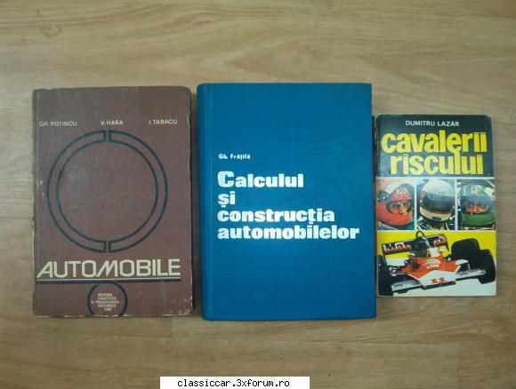 Diferite cărţi de v�nzare... - Gheorghe Ponţicu - Vanzari- cumparari carti si reviste auto