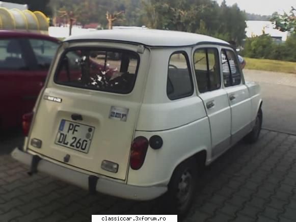 Din Germania - Renault 4 din spate - Din lumea larga