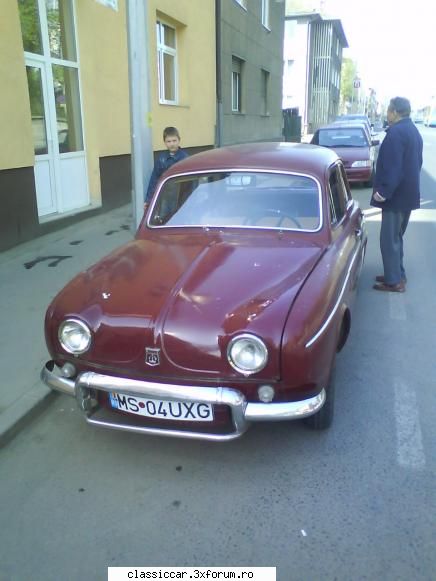 Din Mures - Un nene care circula cu un Renault Dauphine - Am vazut prin Romania
