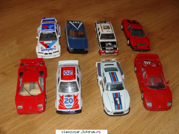 Diverse machte de vanzare - 1)FERRARI F40 Bburago italy 1/24 pret:25 lei - Modelism si machetute