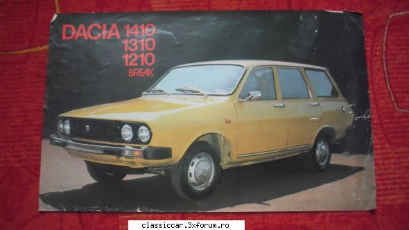 Diverse piese - Poster Dacia pentru export , dimensiune 29x47 - Vanzari  piese si accesorii