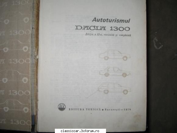Documentatie tehnica DACIA 1300 - surubache - Coltul Tehnic