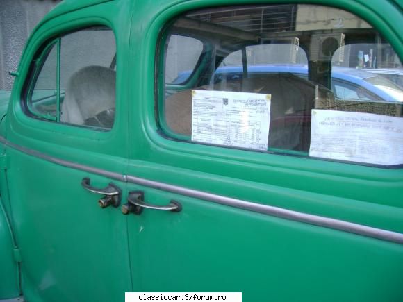 Dodge Sedan 1939 in Bucuresti - propietarul corect,plateste parcarea cu acte - Am vazut prin Romania