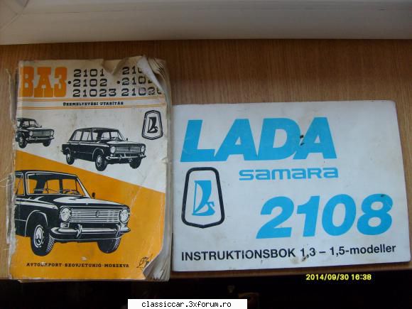 Doua carti Lada - A ramas doar cartea cu Lada Samara, pret: 15 lei - Vanzari- cumparari carti si reviste auto