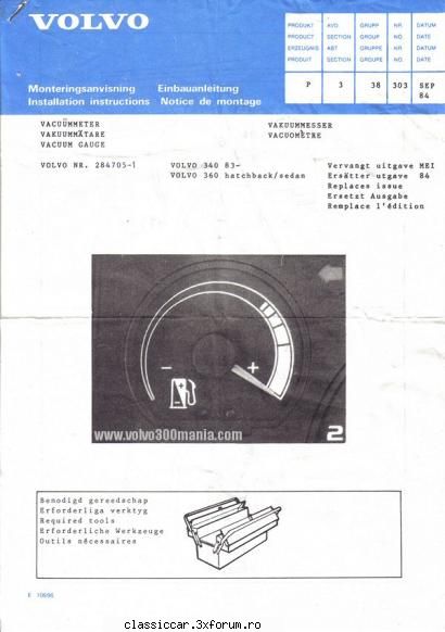Econometru vacuumatic .... ce e ? - Pun o poza cu econometru de pe volvo seria 300 - Coltul Tehnic