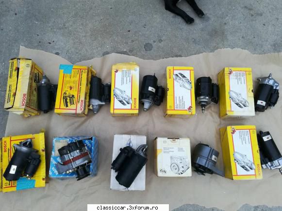 Electromotoare noi Bosch - fiat autobianchi lancia seat. Alternator 200 lei - Vanzari  piese si accesorii