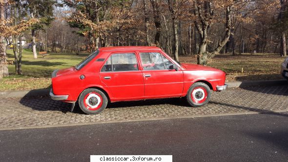 Elf, o Skoda 120L - 1980 - Am gasit cauciucuri NOS Michelin 155 sr 14. Exact - Prezentare masini