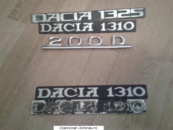 Embleme ARO DACIA MERCEDES SI ACR - Vand urmatoarele embleme.Pretul este 120 - Vanzari  piese si accesorii