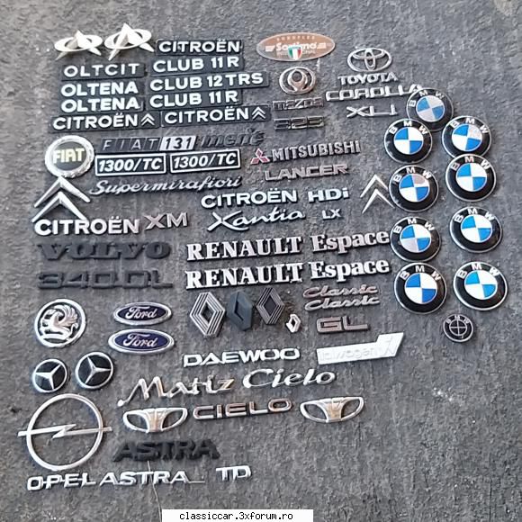 Embleme, logouri diverse - Diverse embleme adunate in ani. Preturi la cerere - Vanzari  piese si accesorii