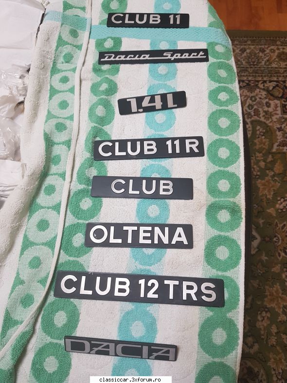 Embleme noi Aro, Oltcit, Dacia. - Dacia - 30 lei Dacia Sport - 50 lei Oltcit - Vanzari  piese si accesorii