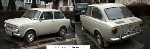 Epave sau nu, cu siguranta vechi intalnite pe meleagurile tarii - Fiat 850.E cam obosi - Am vazut prin Romania
