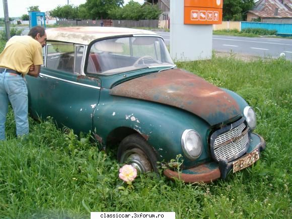 Epave sau nu, cu siguranta vechi intalnite pe meleagurile tarii - Auto Union in drum s - Am vazut prin Romania