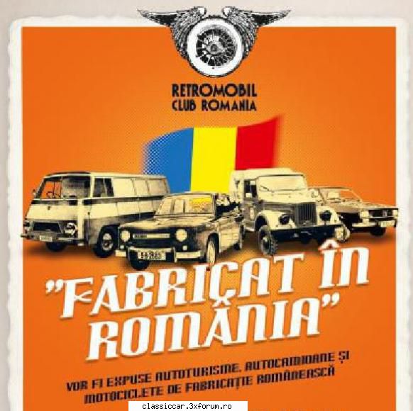 FABRICAT IN ROMANIA - CLUJ - 23 iulie 2016 - DAN-SORIN POPESCU Anunt preliminar - Arhiva evenimente 2016