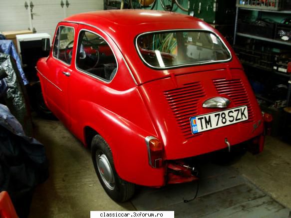FIAT-ul 600 al lui Marczello - am montat la loc piesele reconditionate - Reconditionari si Restaurari