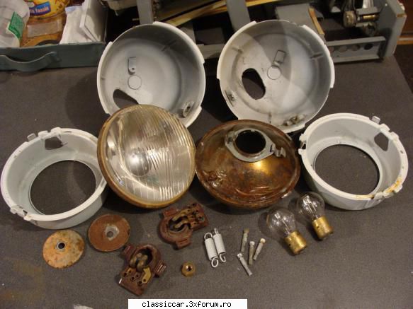 FIAT-ul 600 al lui Marczello - Farurile de la donatoarea de organe, urmeaza a - Reconditionari si Restaurari