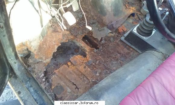 "Fabrica" de la Lonea - Asa arata podeaua la Securista - Reconditionari si Restaurari