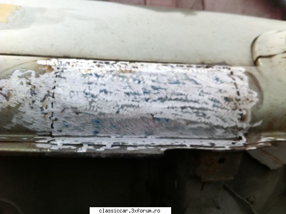 "Fabrica" de la Lonea - reparatie prag stinga - Reconditionari si Restaurari