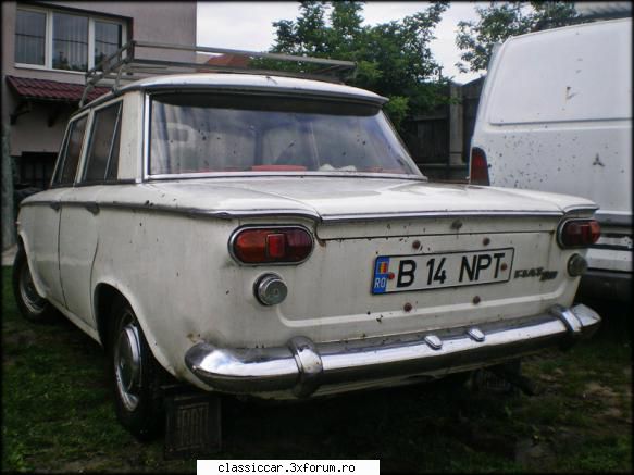 Fiat 1300 - Italianul plin de surprize - Inca una, pentru a admira posteriorul ... (intre - Prezentare masini