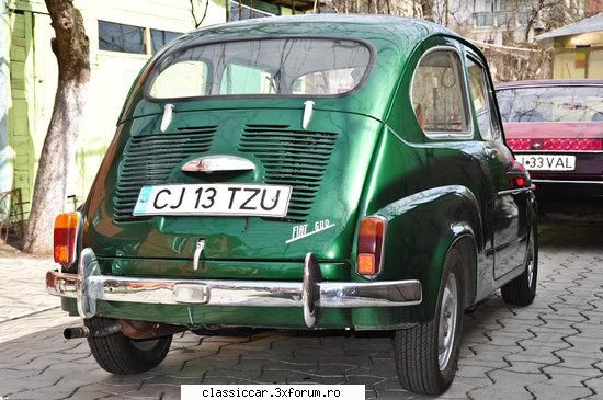 Fiat 600D din Cluj - In schimb Passatul visiniu CJ 33 VAL o vad destul - Am vazut prin Cluj-Napoca