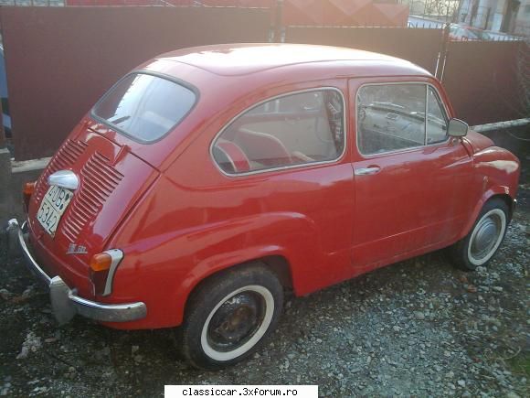 Fiat 600 D - si una din spate (cu nr vechi) - Prezentare masini