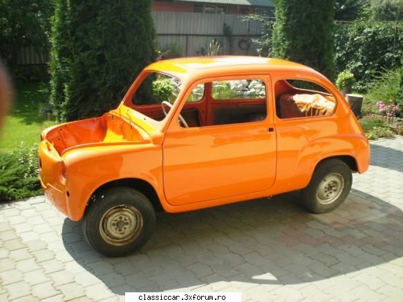 Fiat 600 D 1964 - vopsit si adus acasa in curte - Prezentare masini