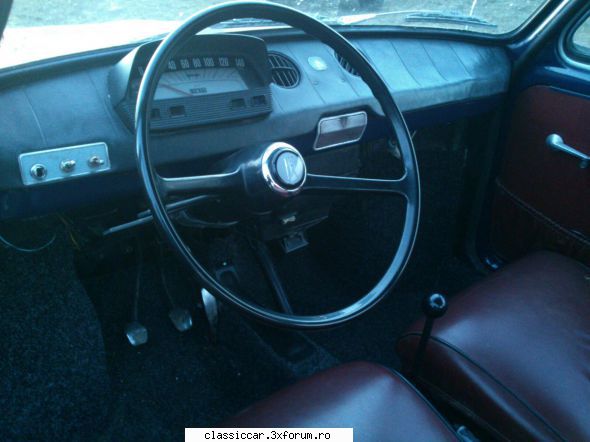 Fiat 850 - In interior mai trebuie sa montez polita ce vine - Prezentare masini