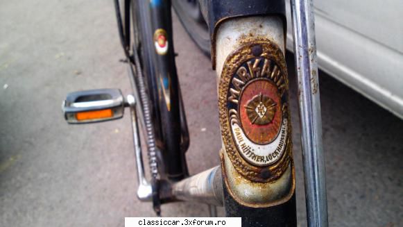 Foarte rara ! MARKANIA , Paul Huttker \lockhausen - Frina sabot , butuc spate - Vanzari-Cumparari biciclete