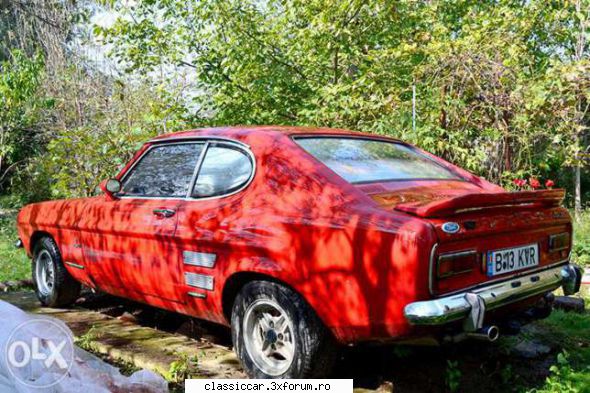 Ford Capri Mk1 - Proprietar din Bucuresti masina garata undeva la - Registru pe marci