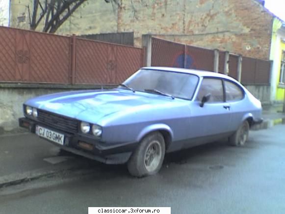 Ford Capri Mk3 - Fordul Capri de linga liceul Balcescu il stiu de - Am vazut prin Cluj-Napoca
