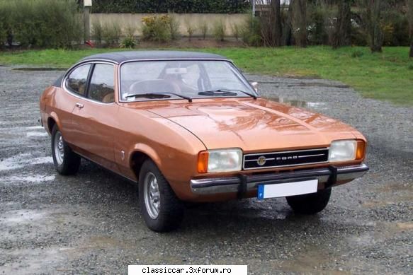 Ford Capri Mk3 - fata de Mk2 care are faruri patrate si arat asa - Am vazut prin Cluj-Napoca