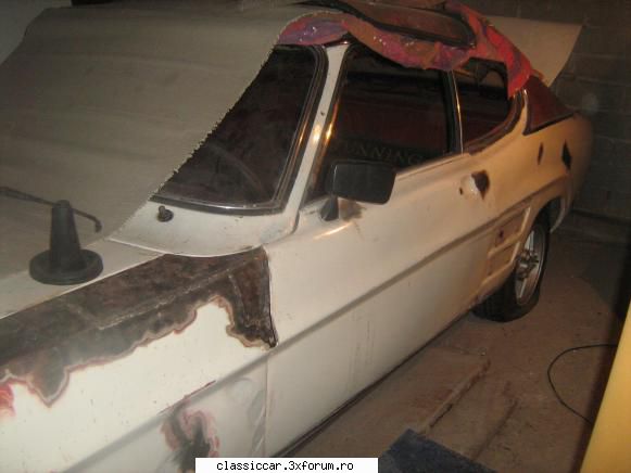 Ford Capri mk1 gt - Am inceput sa o curat cu o perie pt flex - Prezentare masini