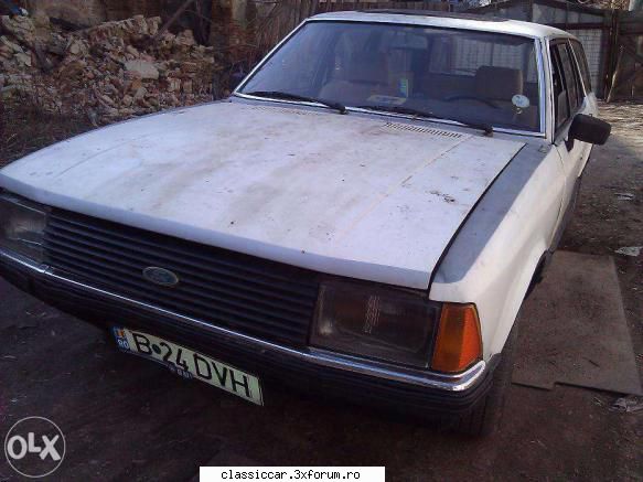 Ford Granada Mk2 (A) & Mk2 (B) - Ford Granada Break Mk2 (A) In Bucuresti - Registru pe marci