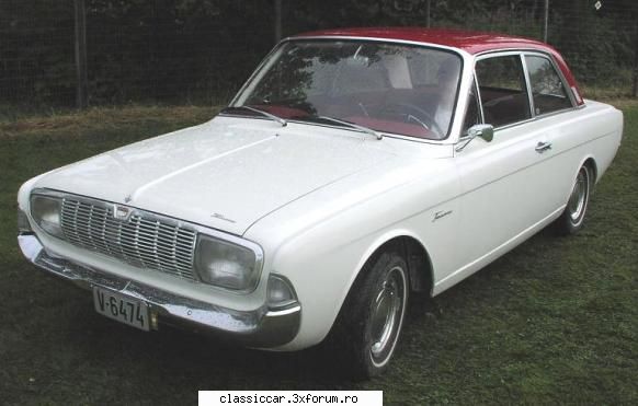Ford Taunus 17mP5 196? - as vrea alb 13 cu acoperisul rosu...sau visiniu - Prezentare masini