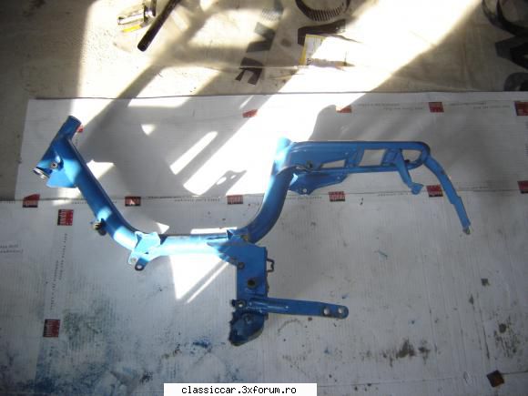 Garelli Katia M 50cc 1976 - am curatat vopseaua frumos si dupa am vopsit-o cu - Reconditionari si Restaurari