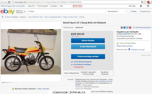 Garelli Sport - globoloty - Prezentare motociclete, motorete si biciclete de colectie