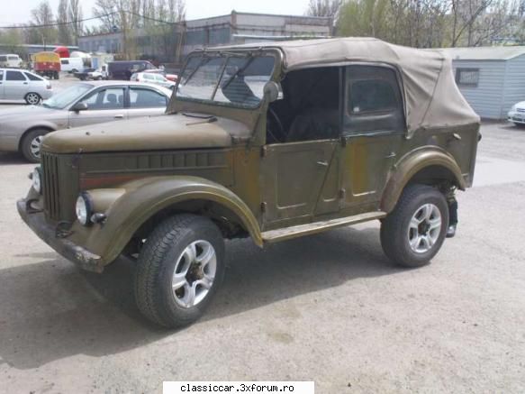 Gaz 69 - Poze - Un Gaz 69A cu jenti de aliaj de la Toyota Hilux - File de istorie