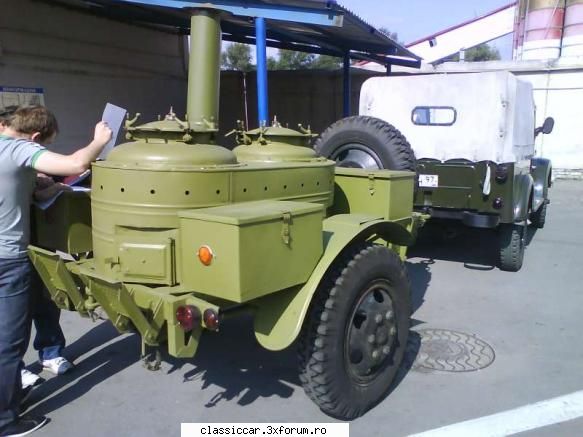 Gaz 69 - Poze - Popota... cazanul pt mancare - File de istorie