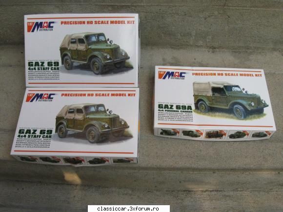 Gaz 69 - machete import Cehia - Am de vanzare 3 machete de Gaz 69, recent adus - Modelism si machetute