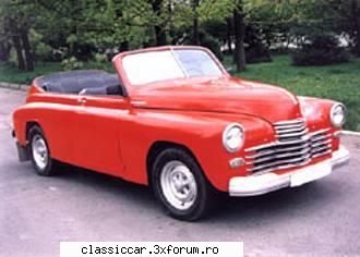 Gaz Pobeda M20 si M72 - Misu de Cluj - File de istorie