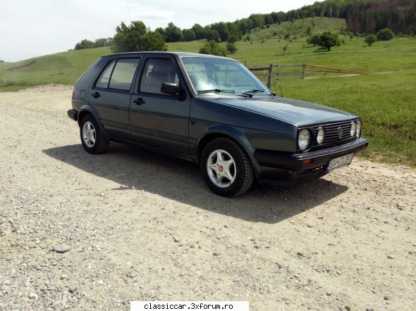 Golf 2 1.6 TD 1991 - Am renuntat la jantele de opel fiindca erau prea - Prezentare masini