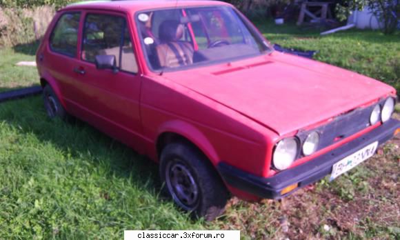 Golf mk1 - Vand Golf mk1 din 1981 motor 1.6d in stare de - Vanzari auto-moto clasice de catre intermediari