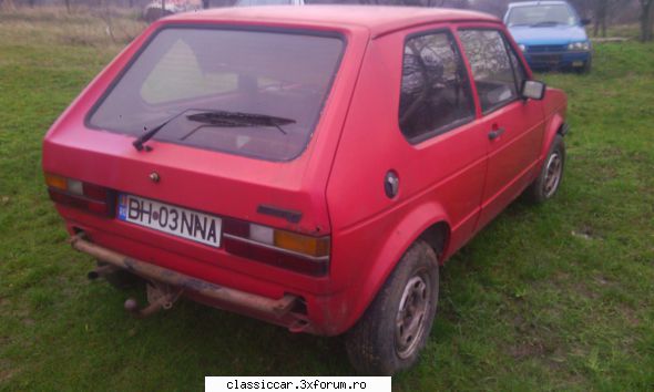 Golf mk1 - Am poze ,am sa le postez ,ideea e ca e un pic de - Vanzari auto-moto clasice de catre intermediari