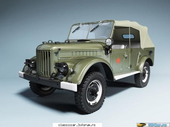Grafica 3D cu Gaz 69 - Frumoasa lucrare! Un Gaz 69A echipat militar - Din lumea larga