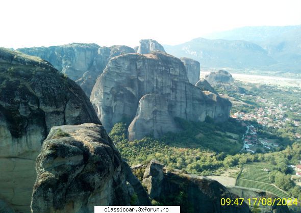 Grecia 2024 (Meteora, Volos, la mare langa Athos) - Peisaj de la Marele Meteoron - Drumetii prin Mioritic