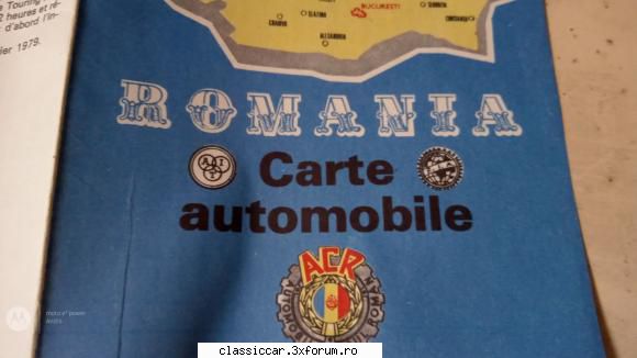 Harta Romania ACR ediție Franța - O hartă editat - Vanzari- cumparari carti si reviste auto