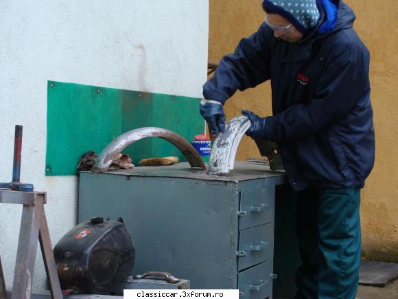 Hoinar timisorean din 1988 - curatare cu Dekolor - Reconditionari si Restaurari