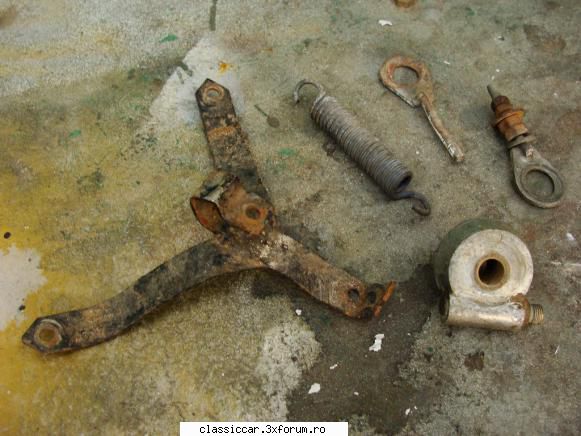 Hoinar timisorean din 1988 - piese noi: suport de numar de Mobra, un arc - Reconditionari si Restaurari