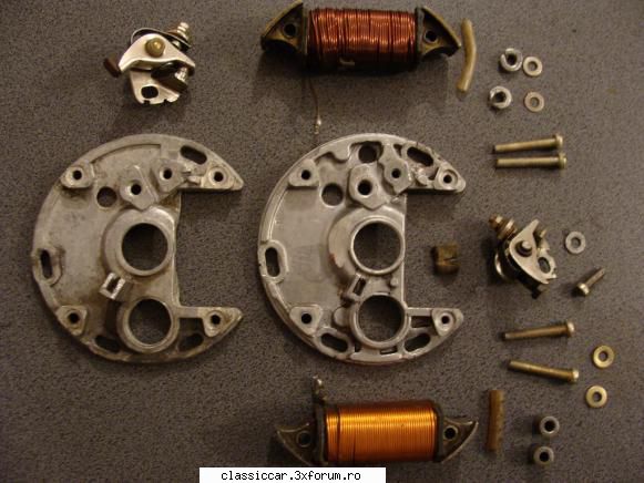 Hoinar timisorean din 1988 - aprindere, platina si suport de rezerva curatate - Reconditionari si Restaurari